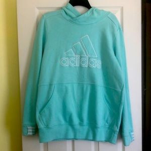 Teal Adidas hoodie